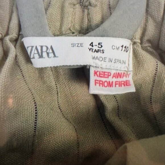 Girls linen pocket dress - Picture 2 of 3